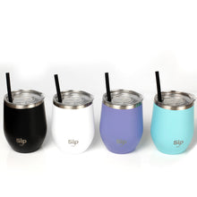 Load image into Gallery viewer, 12oz Must Have AMAZING Purple Travel Wine/Coffee/Tea Cup Arrives with Lid