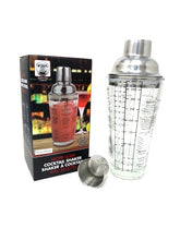 Load image into Gallery viewer, Glass Cocktail Shaker, Martini's and MORE
