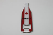Load image into Gallery viewer, Canada 7 Pack, - Stainless Steel Fridge Magnet Bottle Opener, 2 x Lapel Canada Flag Pins, Multiple keychains (5)